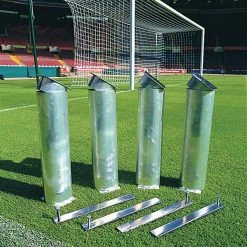 Harrod Sport 24ft X 8ft Aluminium Socketed Box Football Posts -M3C store it010948 4