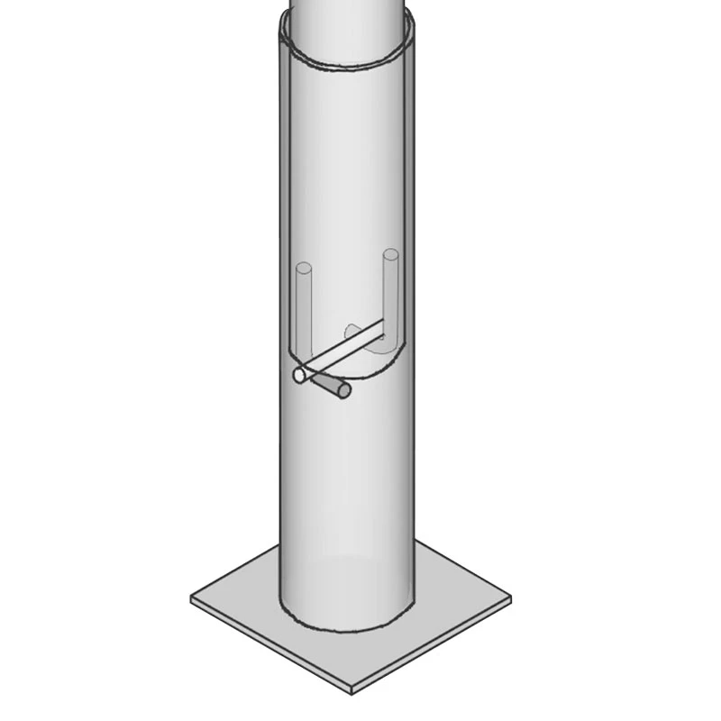 Harrod Sport 24ft X 8ft Lock Socketed Steel Football Posts 4 Harrod Sport 24ft X 8ft Lock Socketed Steel Football Posts - Image 2