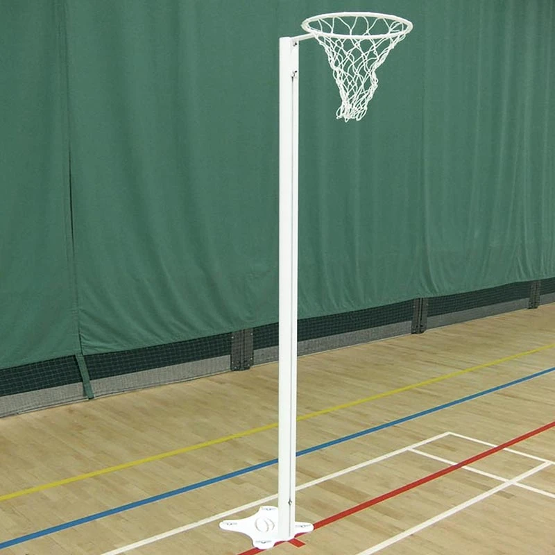 Harrod Sport Floor Fixed International Netball Posts 3 Harrod Sport Floor Fixed International Netball Posts