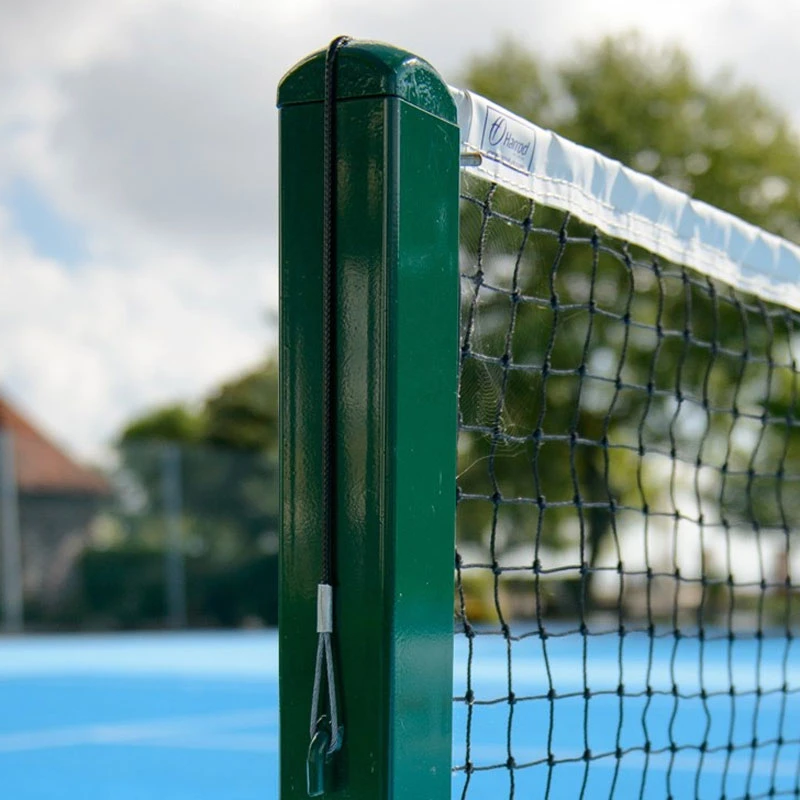 Harrod Sport 76mm Socketed Square Steel Tennis Posts 4 Harrod Sport 76mm Socketed Square Steel Tennis Posts - Image 2